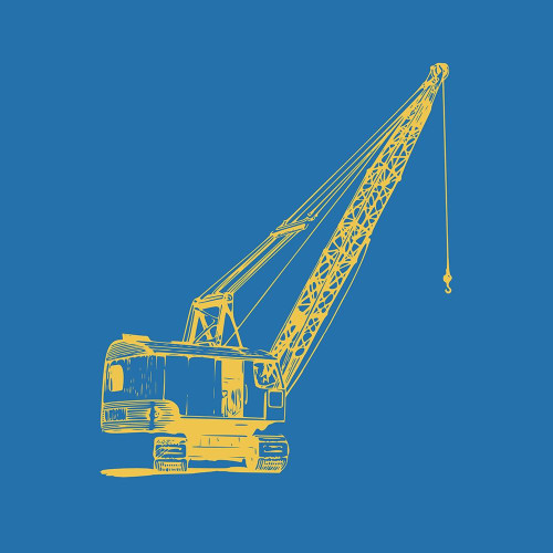 Construction 1 by Kimberly Allen (24 x 24)