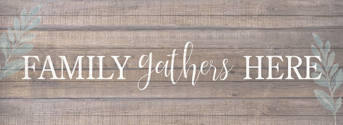 Family Gathers by Kimberly Allen (24 x 8)