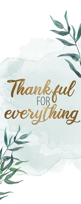 Gratitude Enough 6 by Kimberly Allen (10 x 24)