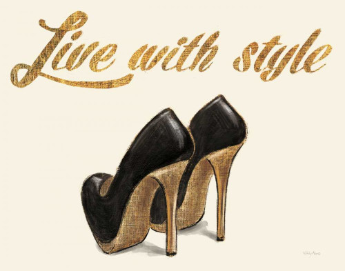 Shoe Festish Live with Style Clean by Emily Adams (24 x 18)