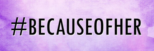 Because Of Her by Kimberly Allen (24 x 8)