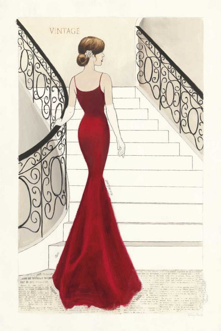 La Belle Rouge Original by Emily Adams (18 x 24)