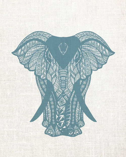 Elephant Mandala by Kimberly Allen (18 x 24)
