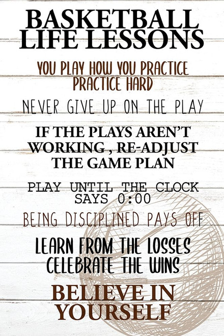 Basketball Life by Kimberly Allen (18 x 24)