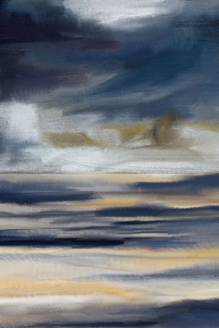 Blue Layers 1 V2 by Kimberly Allen (18 x 24)