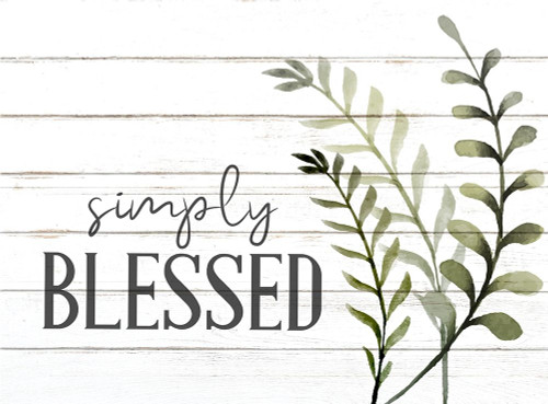 Simply Blessed Sage by Kimberly Allen (24 x 18)
