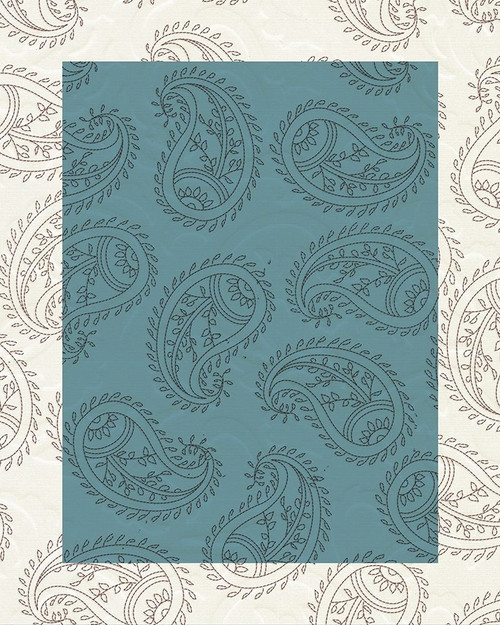 Blue Paisley by Kimberly Allen (18 x 24)