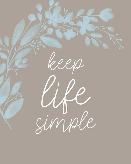 Keep Life Simple Branch V2 by Kimberly Allen (18 x 24)