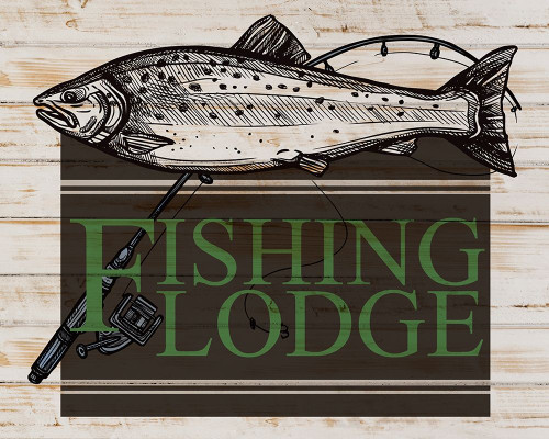 Fishing Lodge by Kimberly Allen (24 x 18)