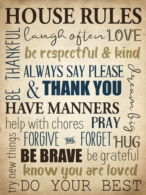 House Rules by Kimberly Allen (18 x 24)