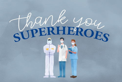Thank you Superheroes by Kimberly Allen (24 x 18)