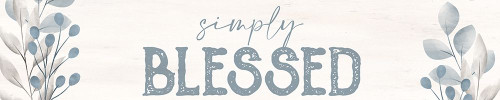 Simply Blessed 1 by Kimberly Allen (24 x 5)