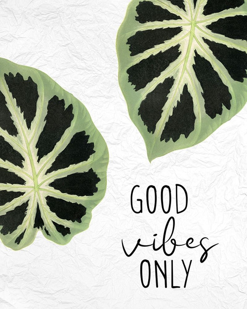 Good Vibes Leaves by Kimberly Allen (18 x 24)
