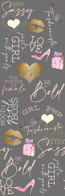 Fashionista Panel by Kimberly Allen (8 x 24)