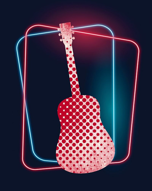 Neon Music 3 by Kimberly Allen (18 x 24)