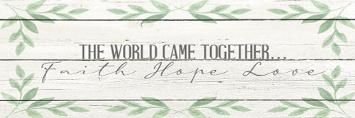 The World by Kimberly Allen (24 x 8)