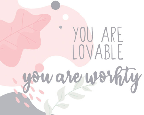 Affirmations 1 by Kimberly Allen (24 x 18)