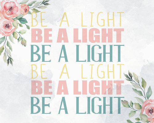 Be A Light by Kimberly Allen (24 x 18)