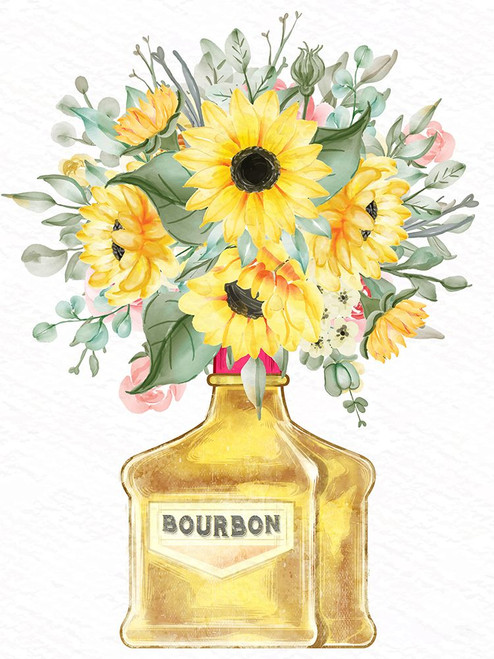 Bourbon Floral by Kimberly Allen (18 x 24)