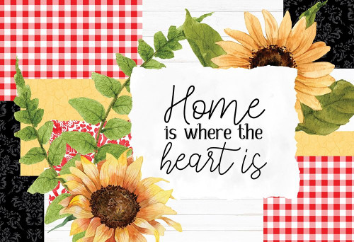 Sunflower Plaid 5 by Kimberly Allen (24 x 18)