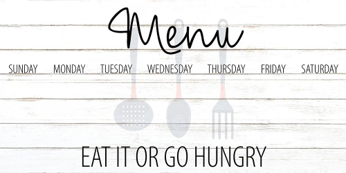 Menu by Kimberly Allen (24 x 12)