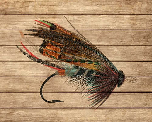 Fly Fishing 2 by Kimberly Allen (24 x 18)