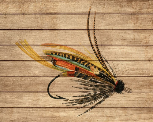 Fly Fishing 3 by Kimberly Allen (24 x 18)