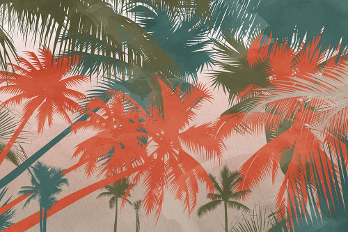 Colorful Palm by Kimberly Allen (24 x 18)