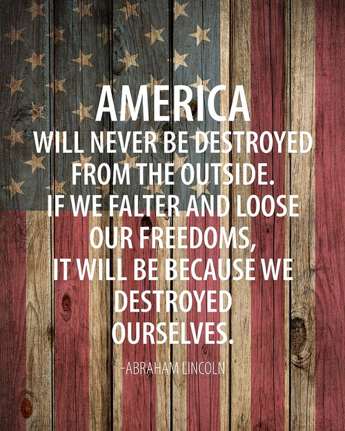 America Will Never by Kimberly Allen (18 x 24)