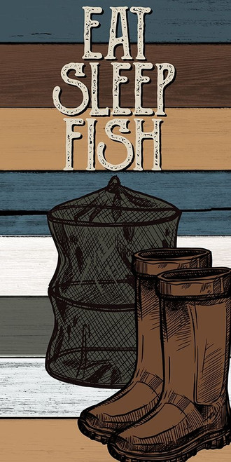 Fishing Panel 3 V2 by Kimberly Allen (12 x 24)