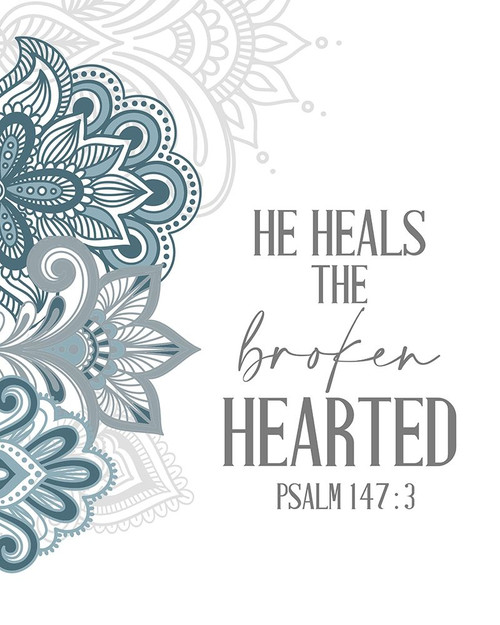 Broken Hearted Henna by Kimberly Allen (18 x 24)