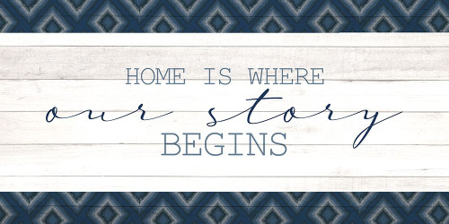 Story Begins by Kimberly Allen (24 x 12)