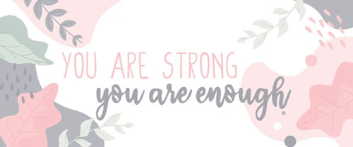 Affirmations 3 by Kimberly Allen (24 x 10)