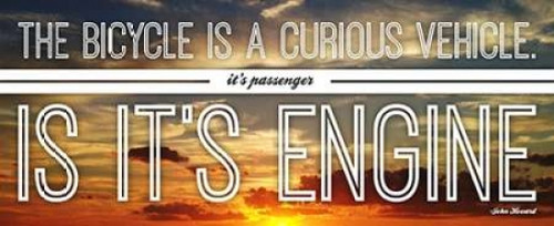 Bicycle Poster Print by  OnRei (10 x 20)