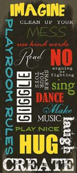 PLAYROOM K Poster Print by Taylor Greene (10 x 20)