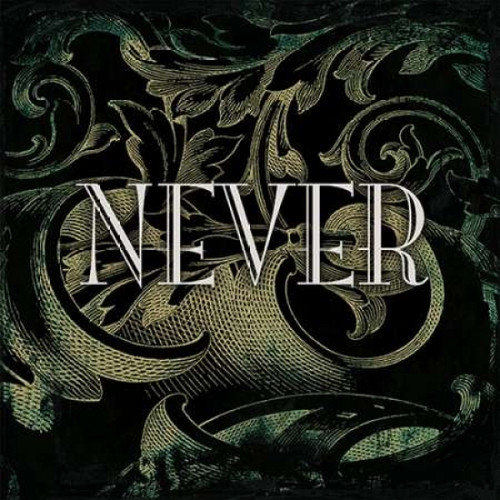 Dark Blue Never Poster Print by Jace Grey (12 x 12)