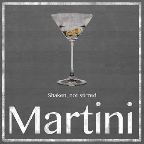 Martini Poster Print by Lauren Gibbons (12 x 12)