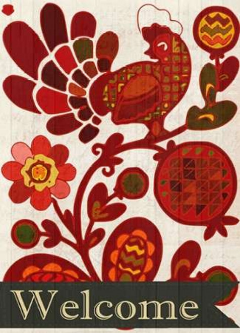 Chicken Day Welcome Poster Print by  Kimberly Allen  (9 x 12)