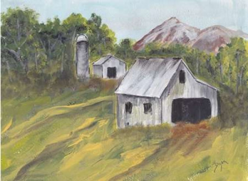 Country Road 1 Poster Print by Beverly Dyer (9 x 12)