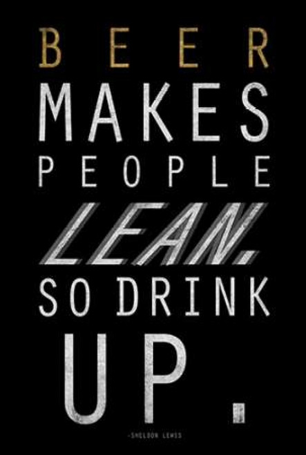 Beer mate Poster Print by Jace Grey (12 x 18)