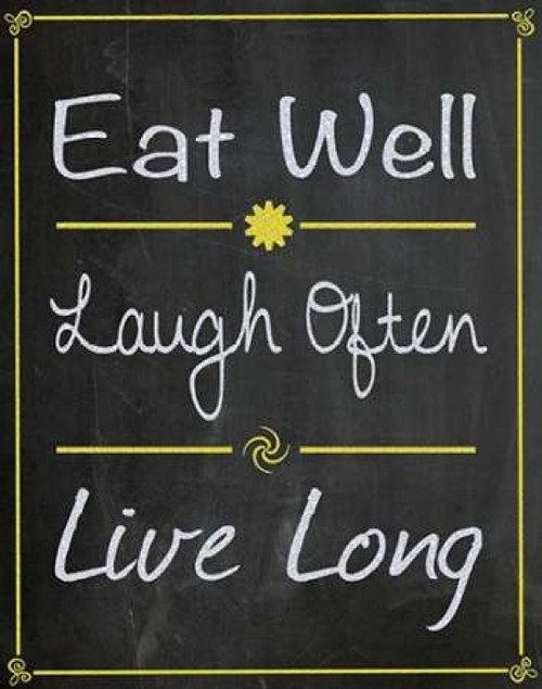 Eat Well Poster Print by Lauren Gibbons (11 x 14)