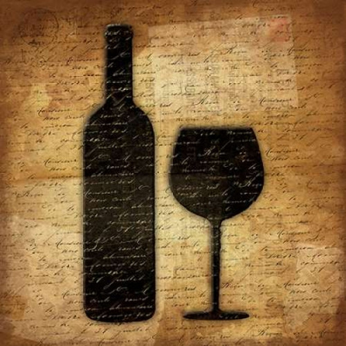 Wine Shadows A Poster Print by Jace Grey (12 x 12)