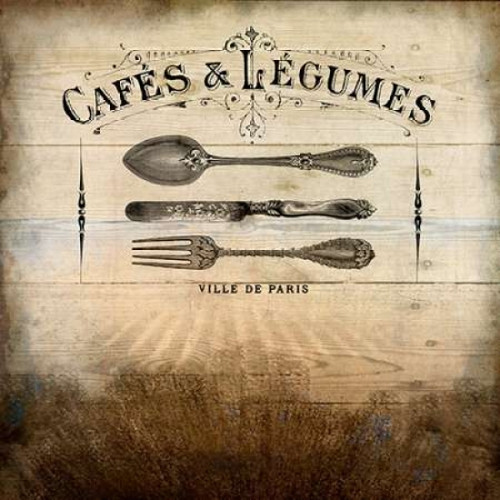 Cafe And Legumes Poster Print by  Kimberly Allen  (12 x 12)