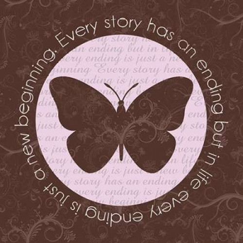 Butterfly Brown Poster Print by Lauren Gibbons (12 x 12)