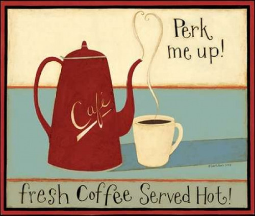 Perk Me Up! Poster Print by Dan DiPaolo (12 x 12)