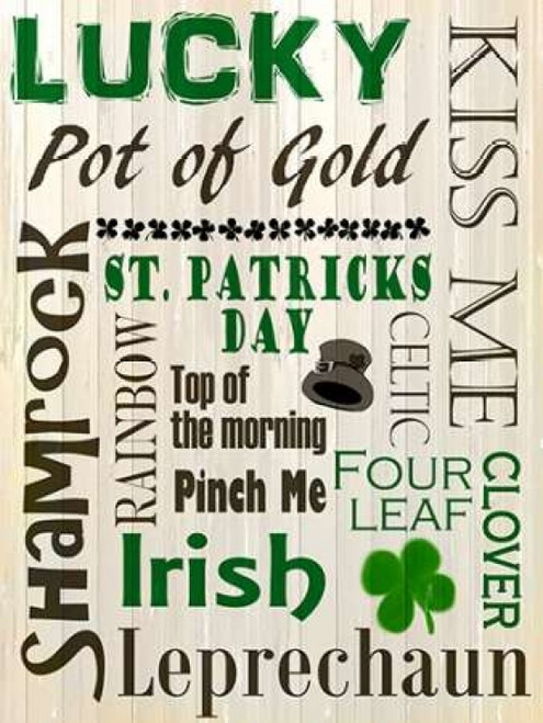 St Patricks Day Poster Print by  Kimberly Allen  (9 x 12)