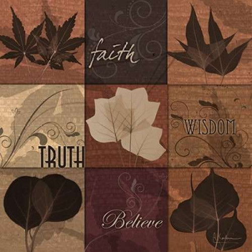 Autumn Squares 1 Poster Print by Albert Koetsier (12 x 12)