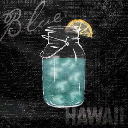 Blue Hawaii Poster Print by Jace Grey (12 x 12)
