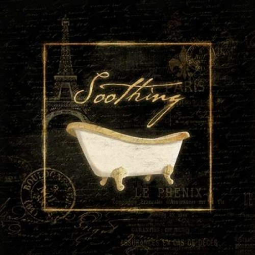 Gold Bath Poster Print by Jace Grey (12 x 12)