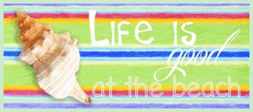 LIFE IS GOOD Poster Print by Taylor Greene (10 x 20)